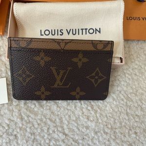 Monogram Reverse card holder.